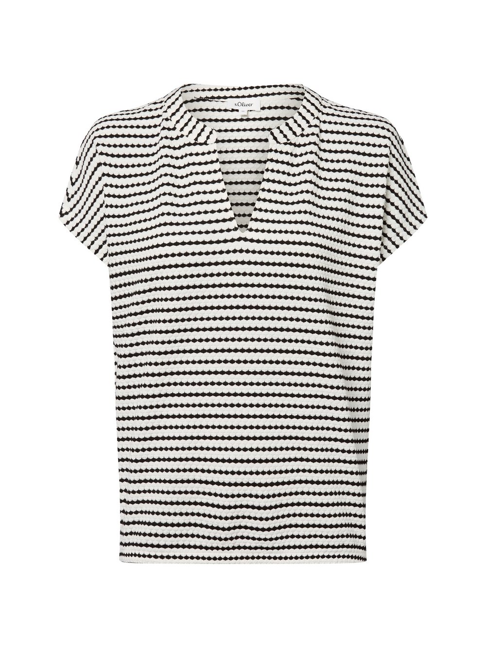 s.Oliver T-Shirt Damen mehrfarbig gestreift, 40