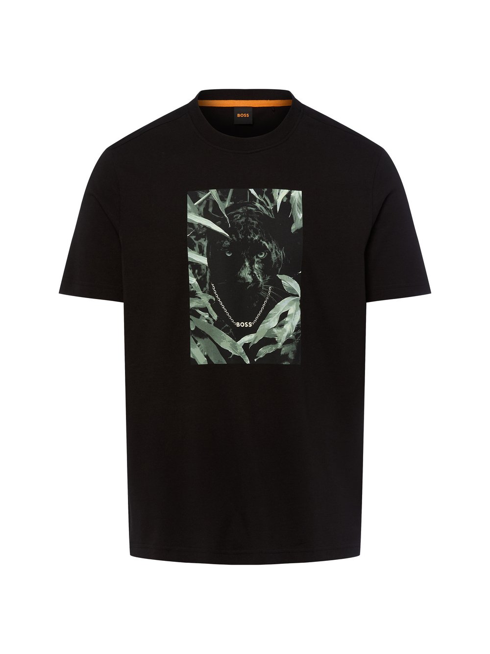 Thumbnail - BOSS Orange T-Shirt Herren Baumwolle schwarz, S