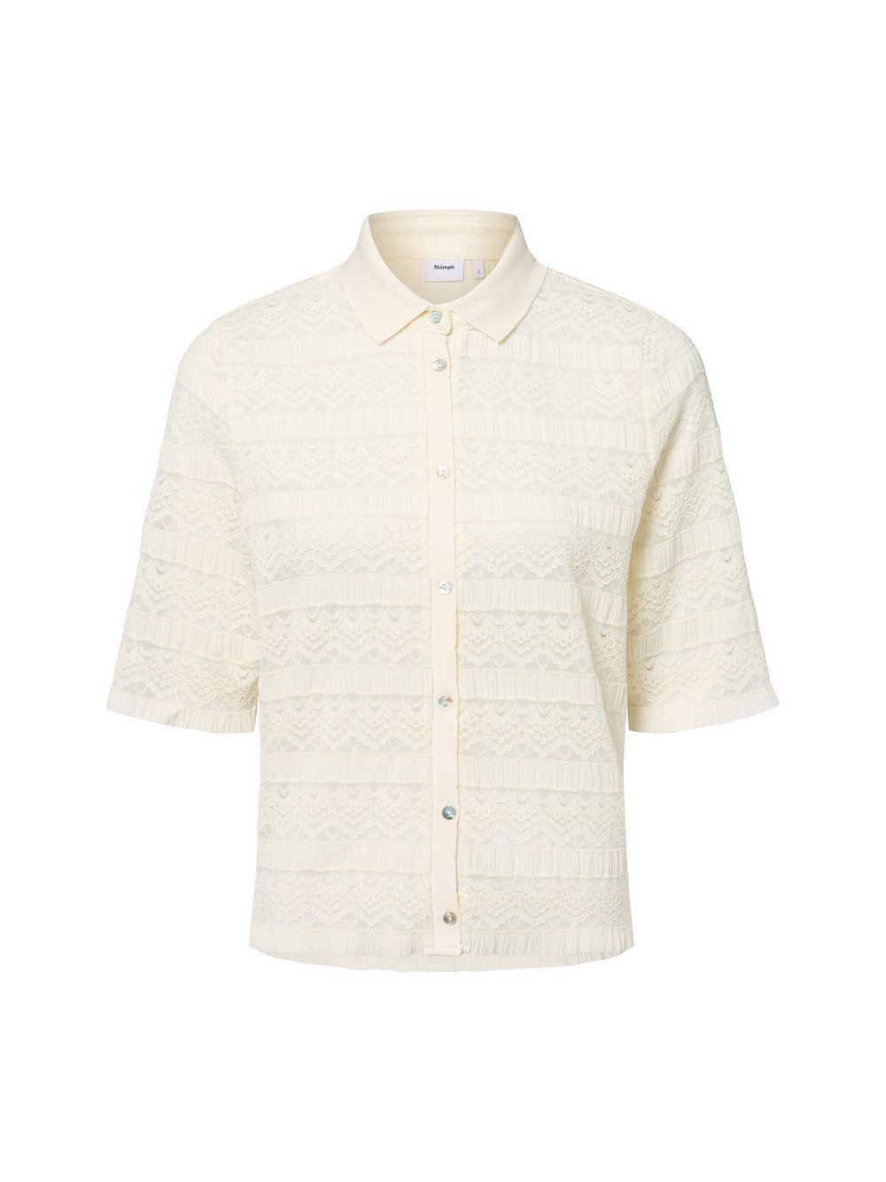 Nümph Bluse Damen Polyamid mehrfarbig strukturiert, XL