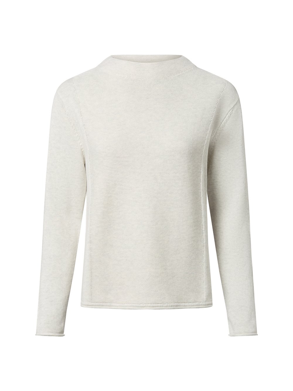 Marie Lund Strickpullover Damen Baumwolle grau meliert, XS