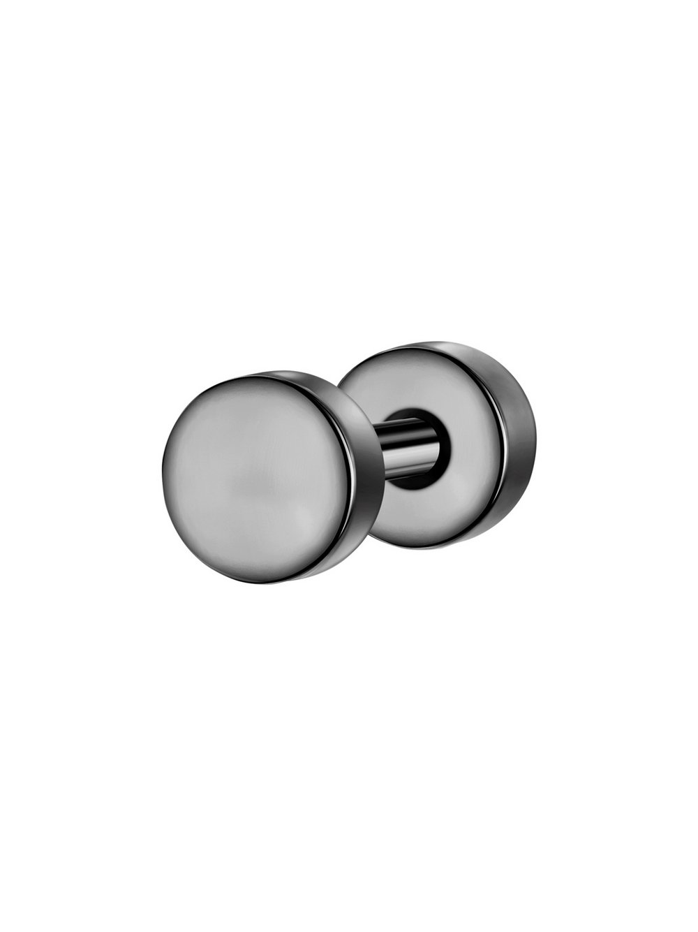 Thumbnail - True Rebels Ohrstecker Herren Edelstahl grau, ONE SIZE