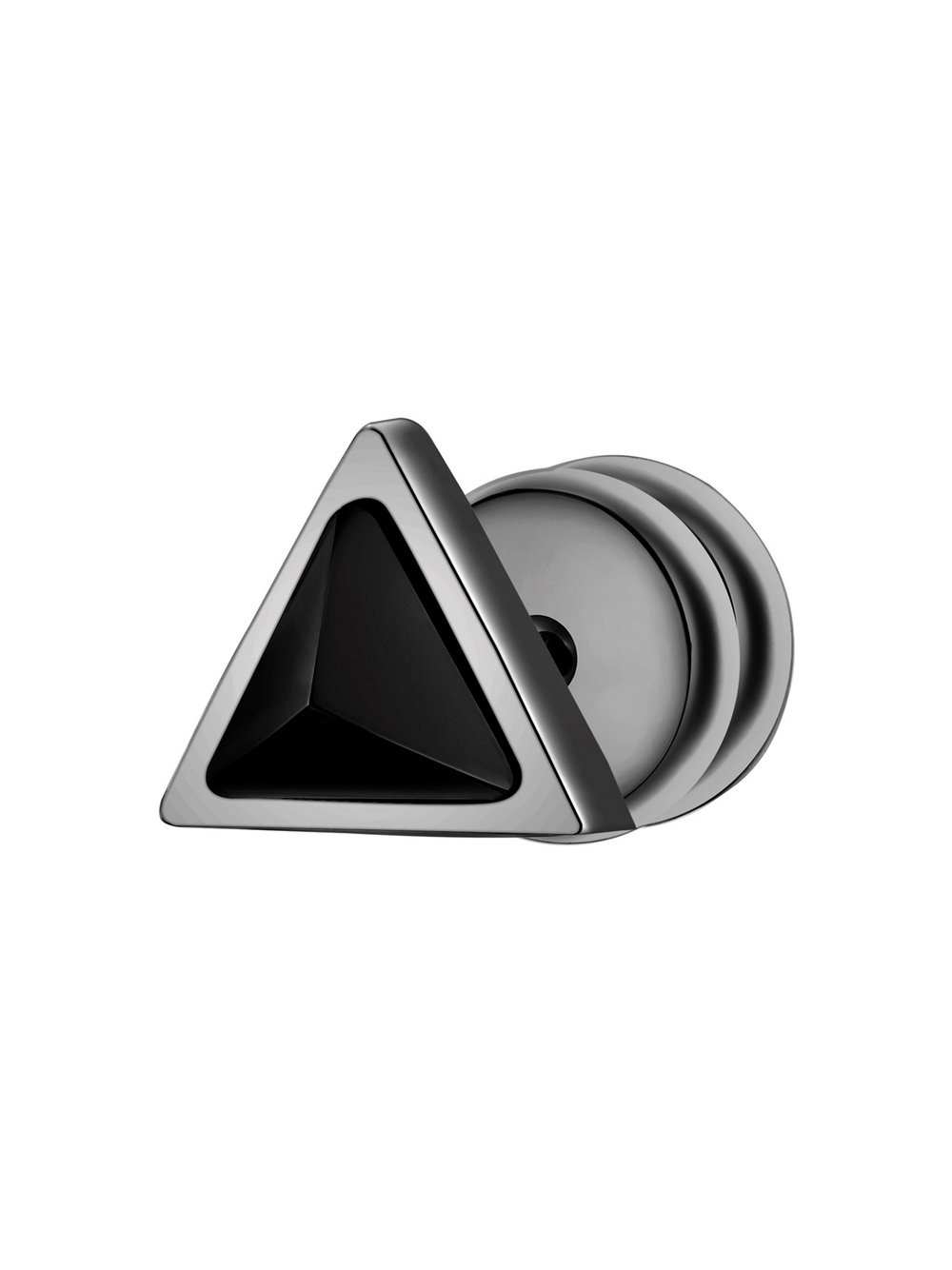 Thumbnail - True Rebels Ohrstecker Herren Edelstahl grau, ONE SIZE