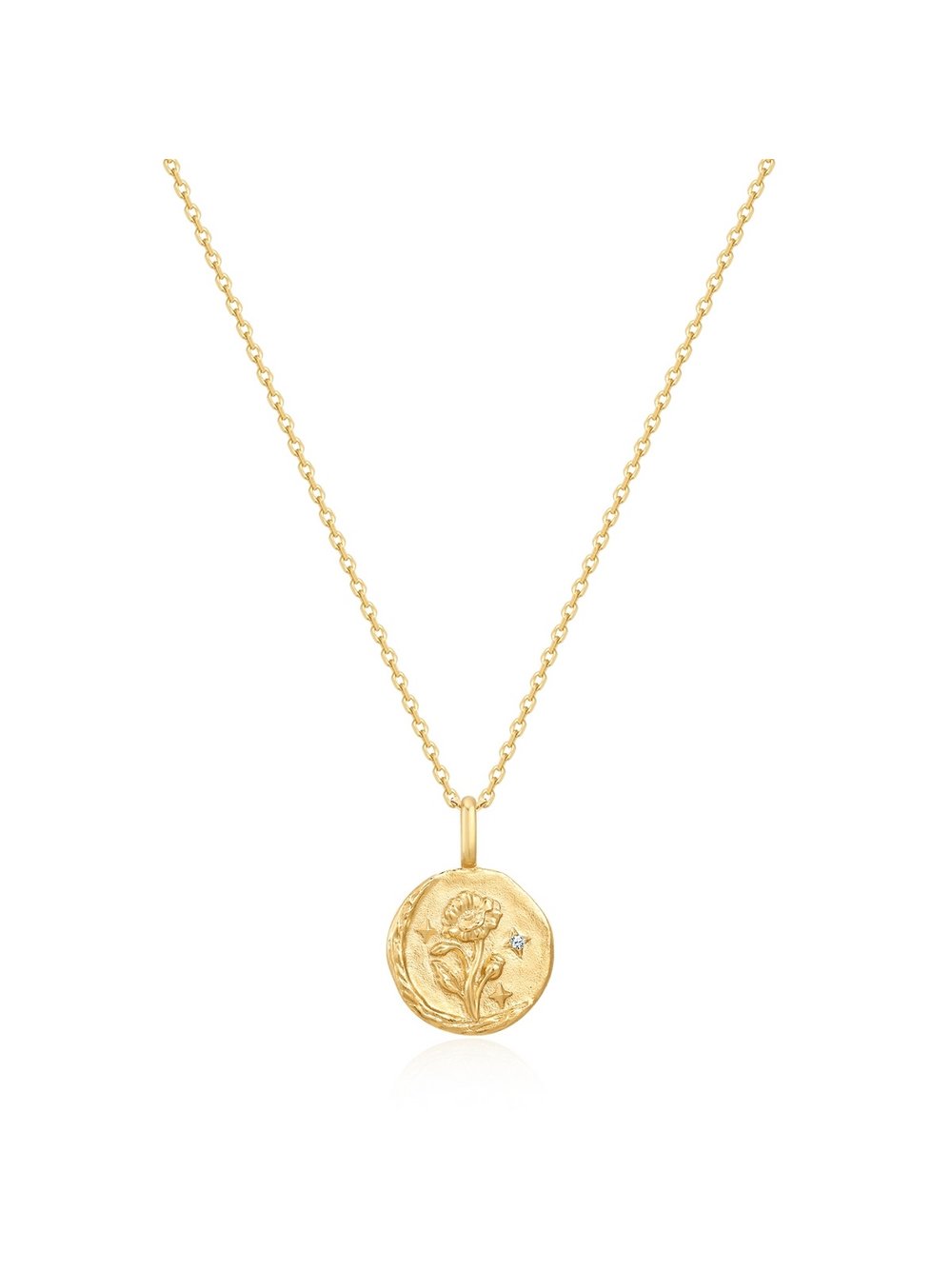 Thumbnail - Glanzstücke München Halskette Damen Sterlingsilber gold, ONE SIZE