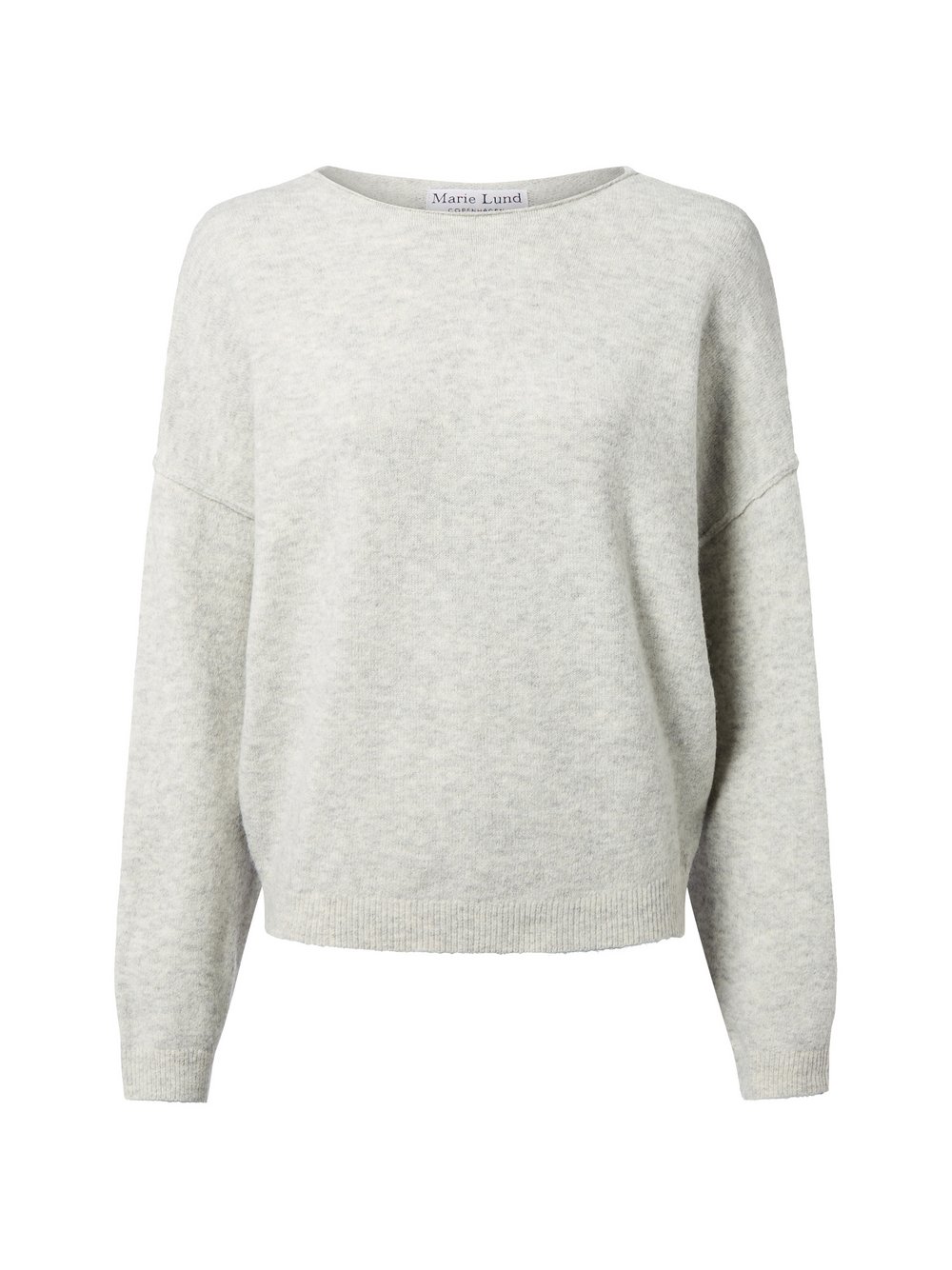 Marie Lund Pullover Damen grau meliert, S