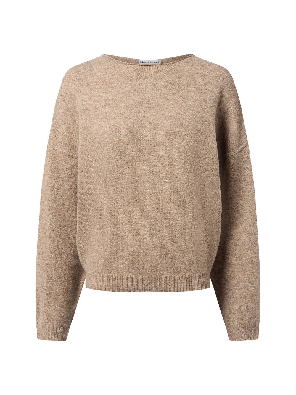 Marie Lund Pullover Damen braun meliert, S