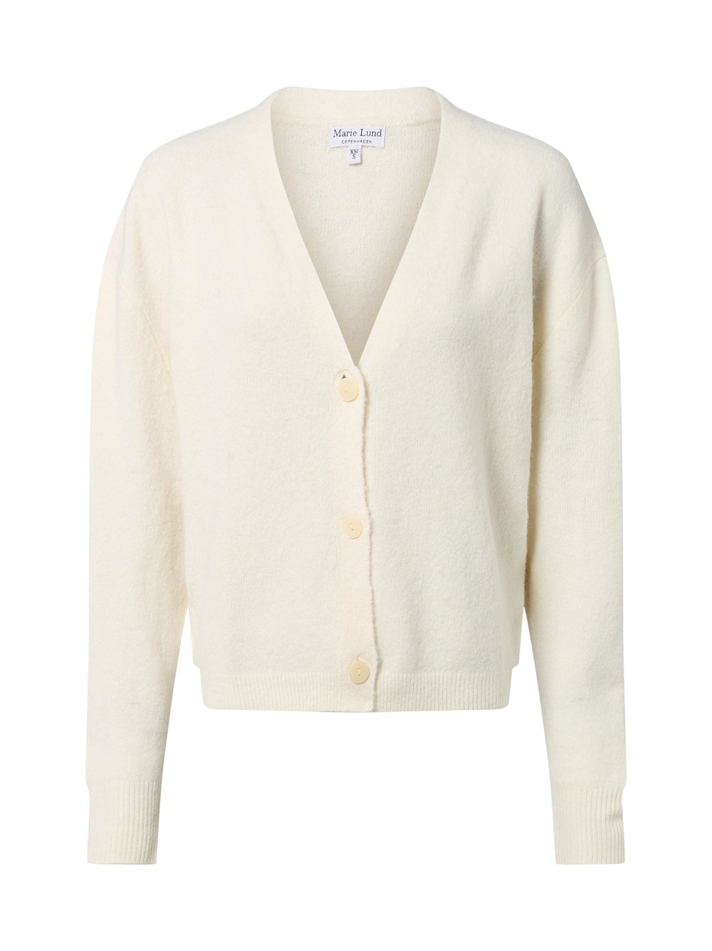 Marie Lund Strickjacke mit Wollanteil Damen weiß, XL/XXL