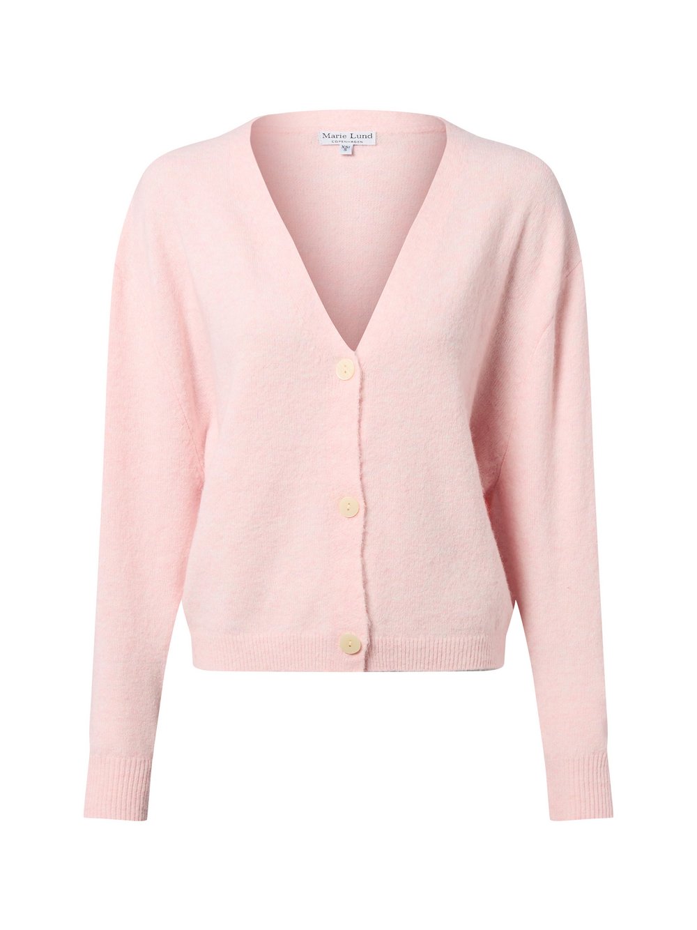 Marie Lund Strickjacke mit Wollanteil Damen rosa meliert, M/L