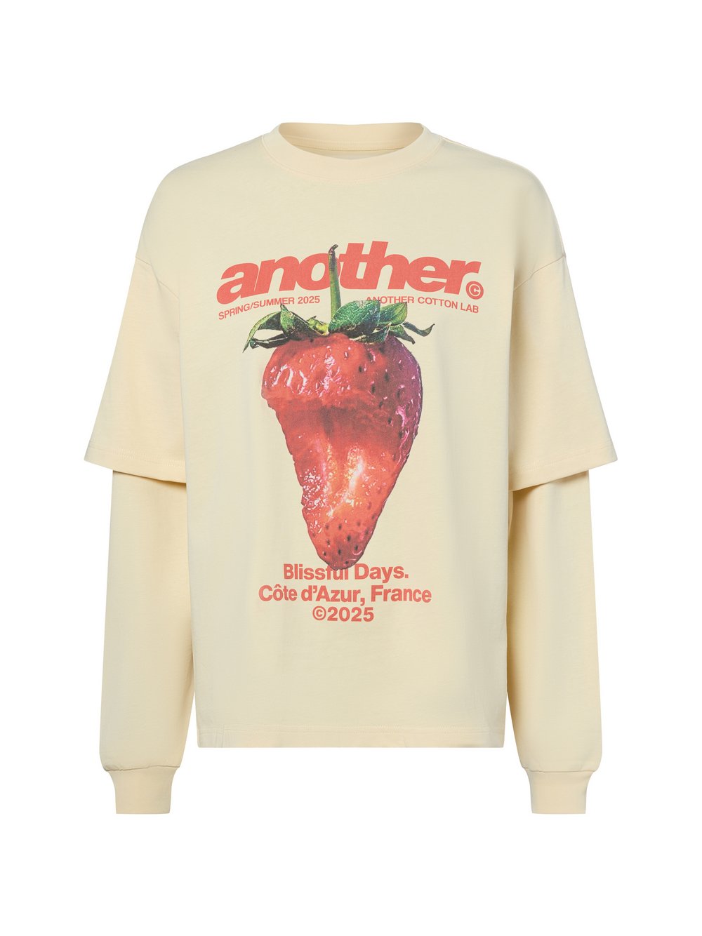 Another Cotton Lab Sweatshirt Damen Baumwolle mehrfarbig bedruckt, L