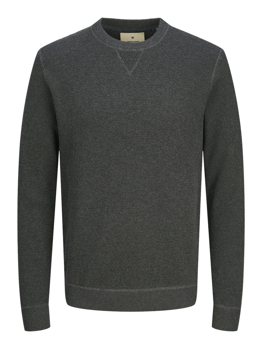 Jack & Jones Pullover Herren Baumwolle grau meliert, S