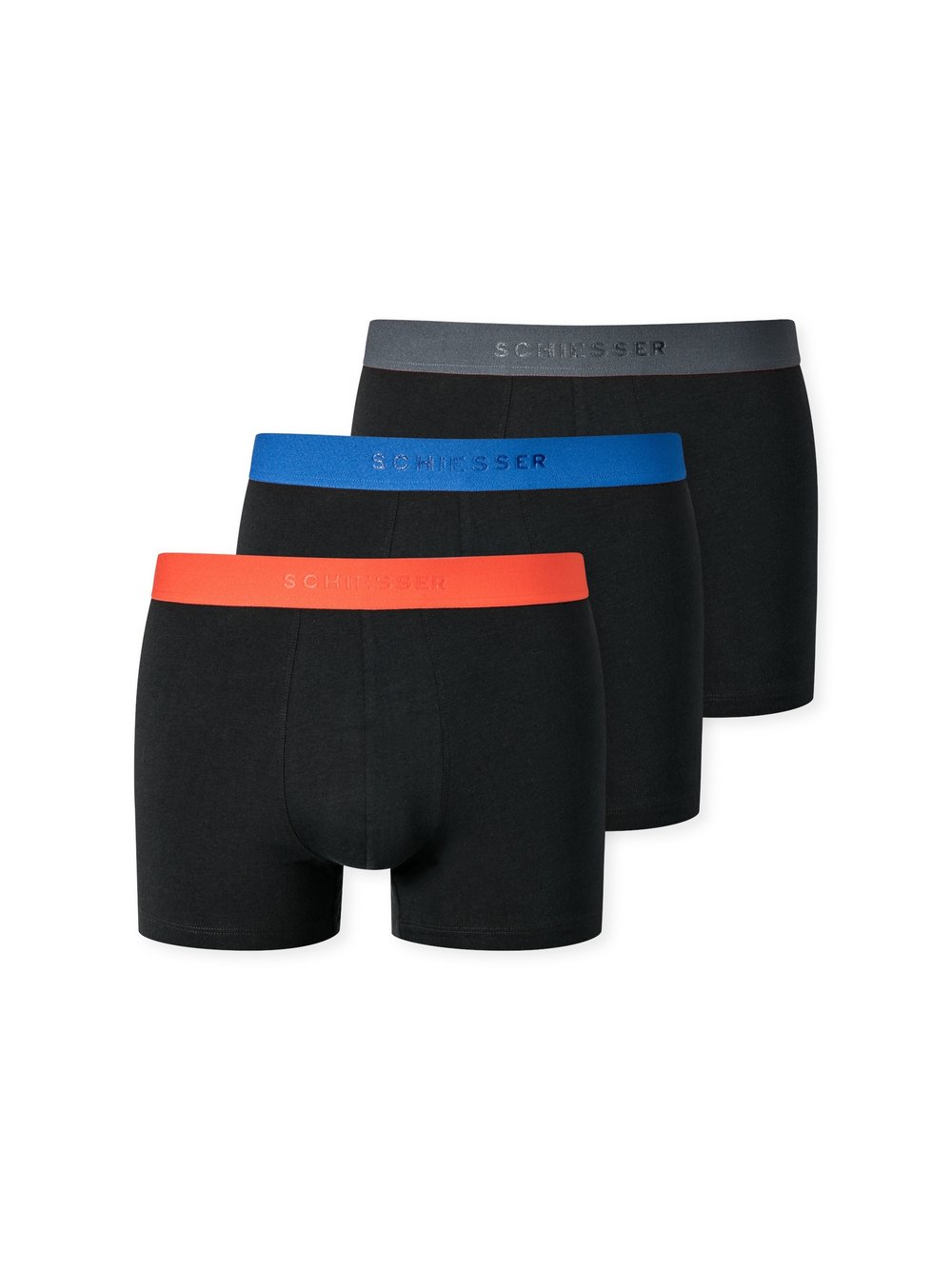 Schiesser Unterhose Herren Baumwolle schwarz, XXL
