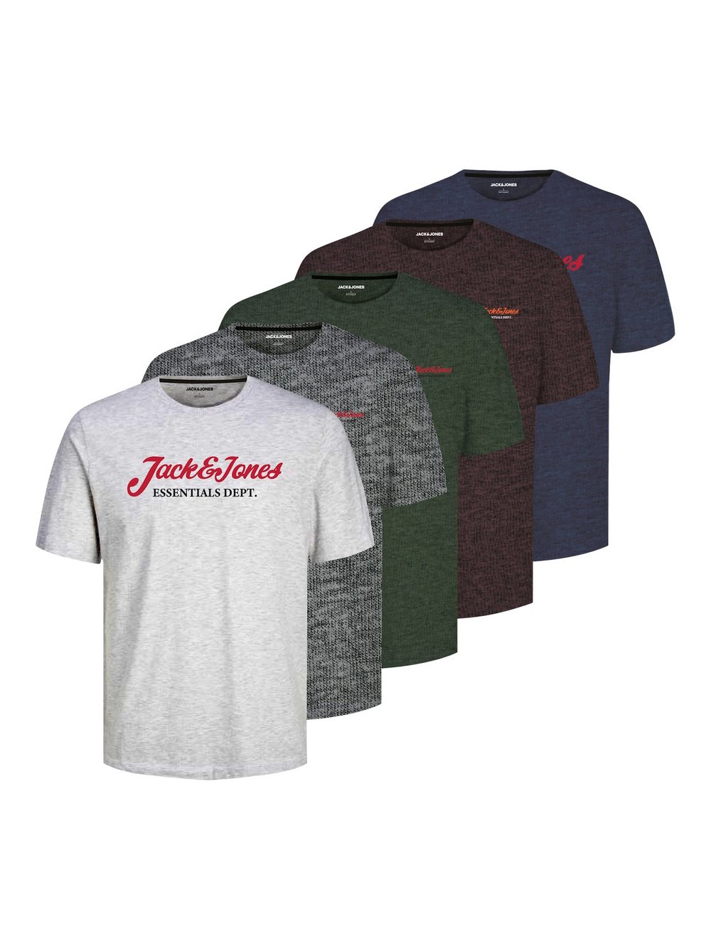 Jack & Jones T-Shirt Herren Baumwolle mehrfarbig bedruckt, S