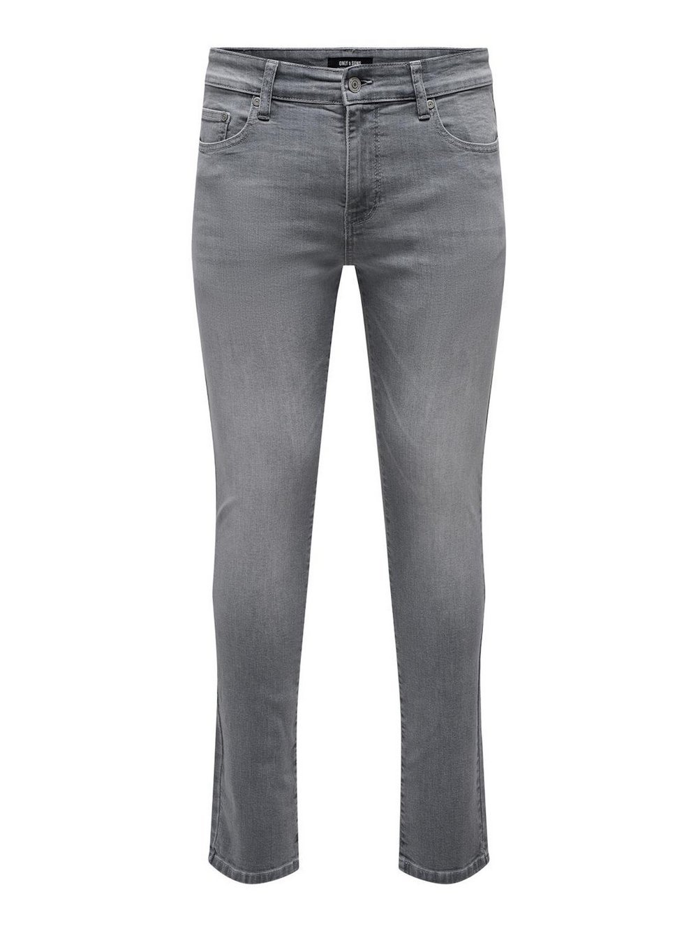 Only&Sons Hose Herren Baumwolle grau, 36-34