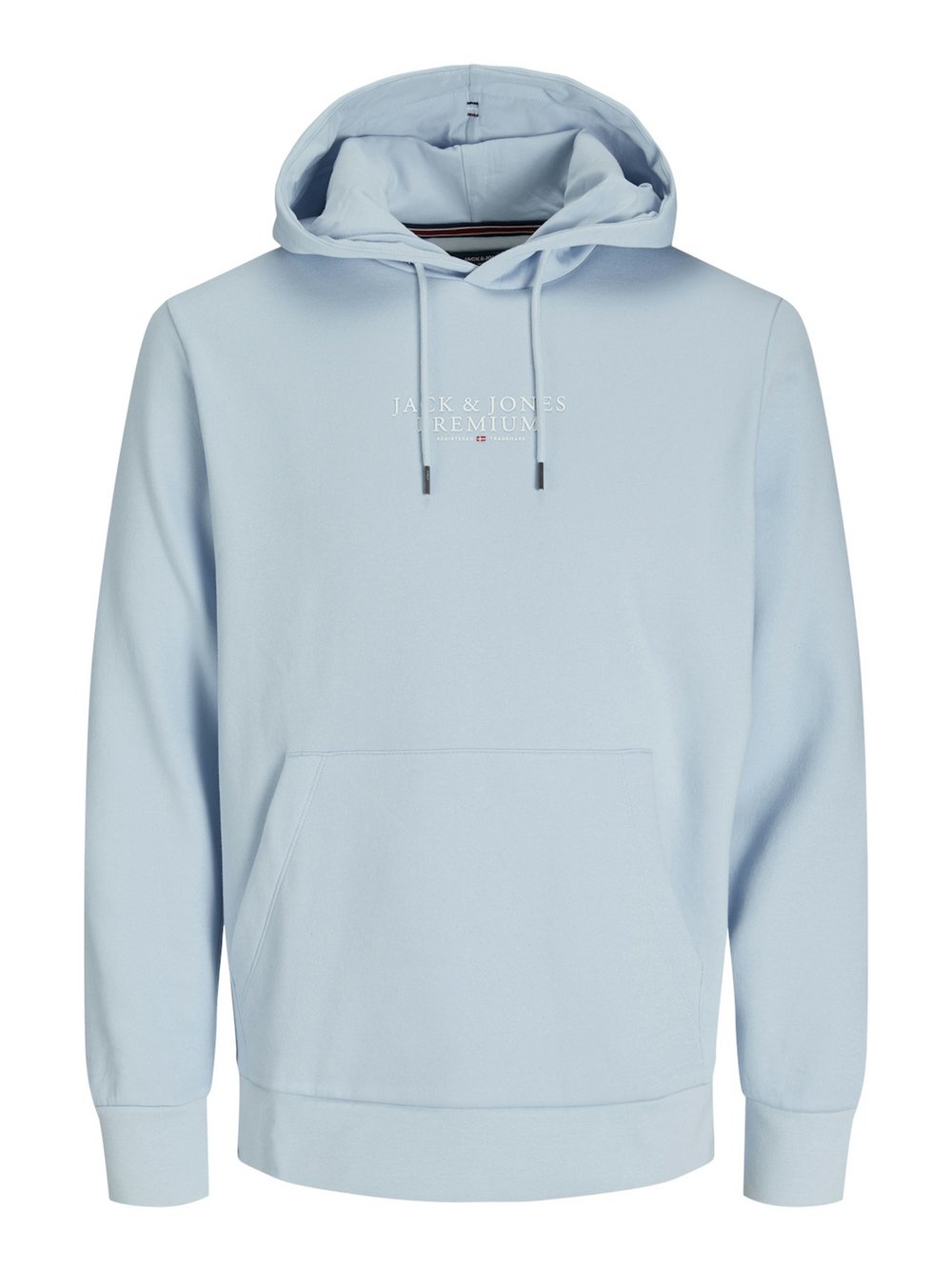 Jack & Jones Kapuzenpullover Herren Baumwolle blau bedruckt, L