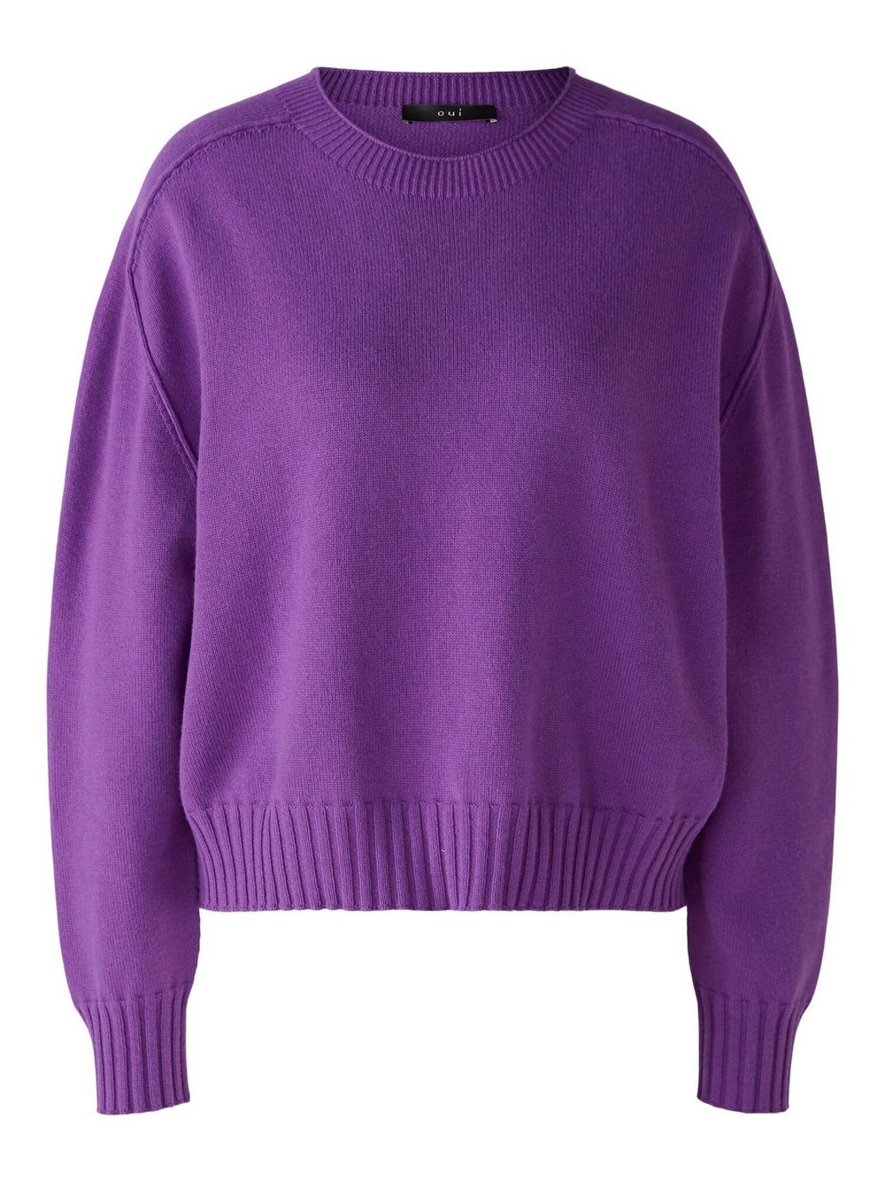 Oui Pullover Damen Polyamid lila, 42