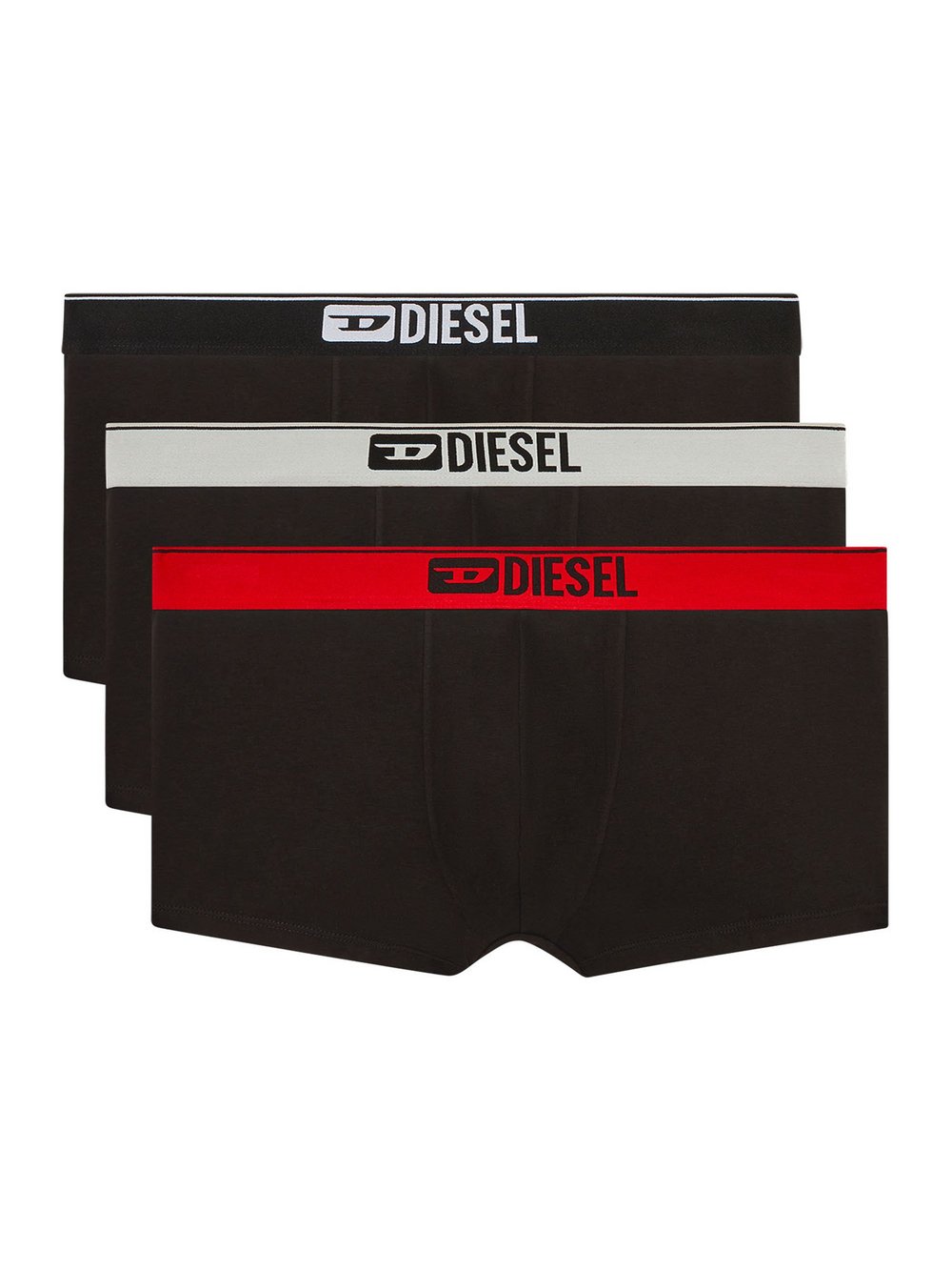 Diesel Boxershort 3er Pack Herren Baumwolle mehrfarbig, XL