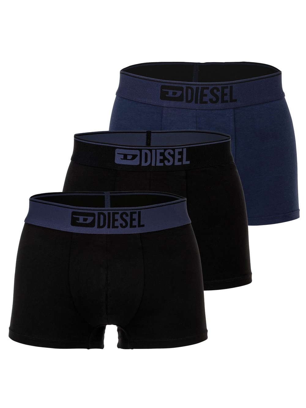 Diesel Boxershort 3er Pack Herren Baumwolle blau, XL