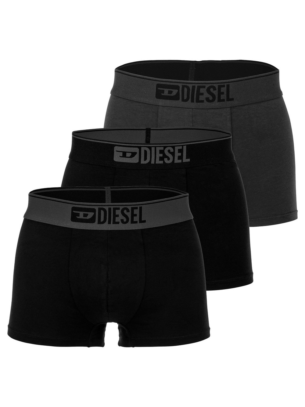 Diesel Boxershort 3er Pack Herren Baumwolle schwarz, S