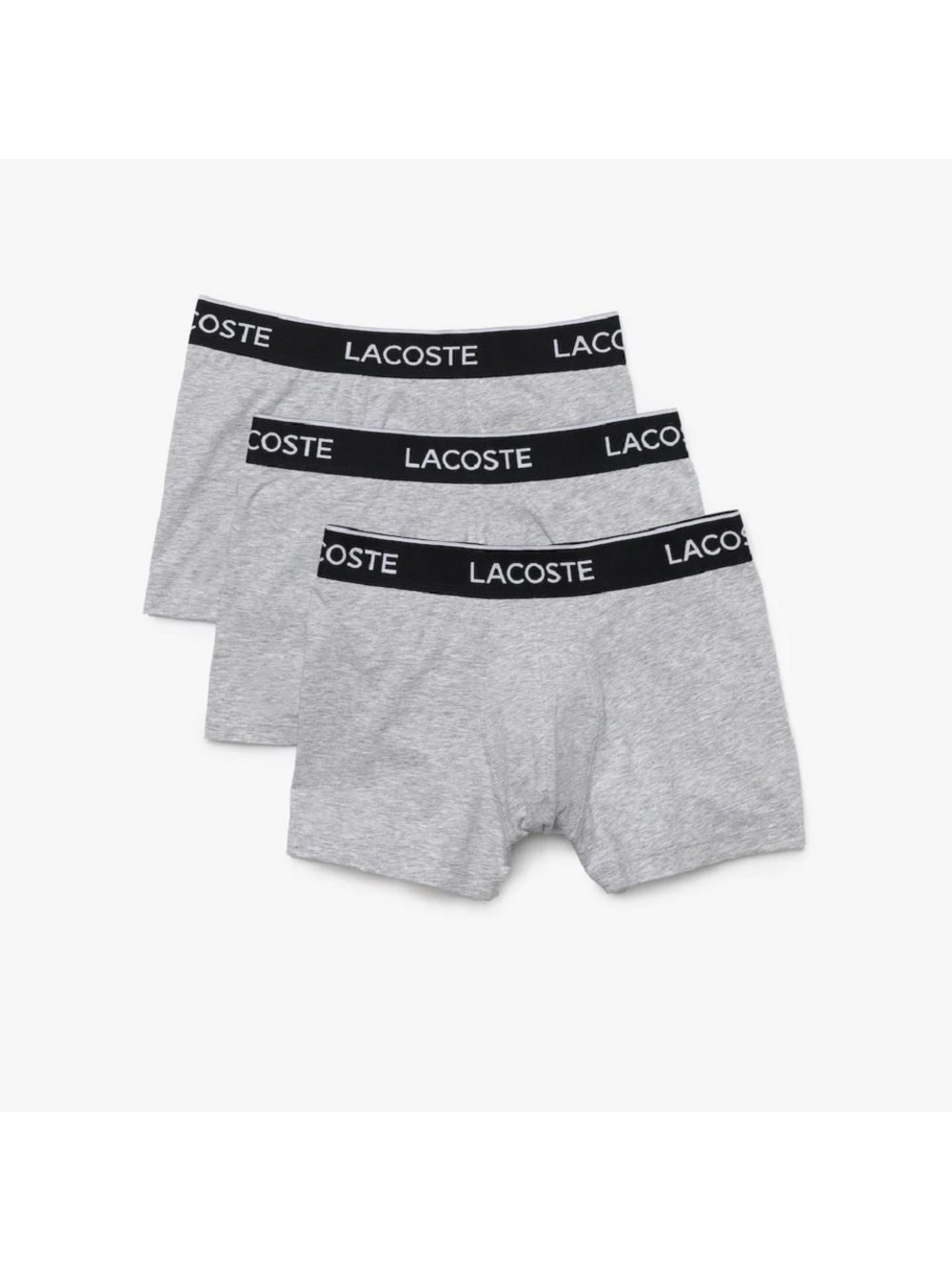 Lacoste Boxershorts Herren Baumwolle grau, XXL