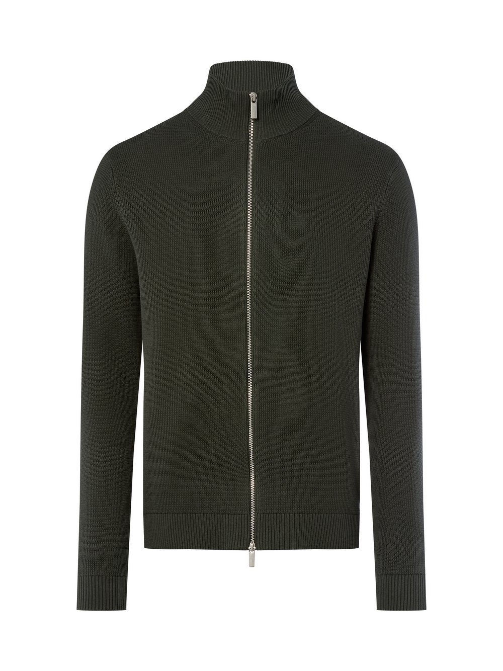 Selected Strickjacke Herren Baumwolle grün, M
