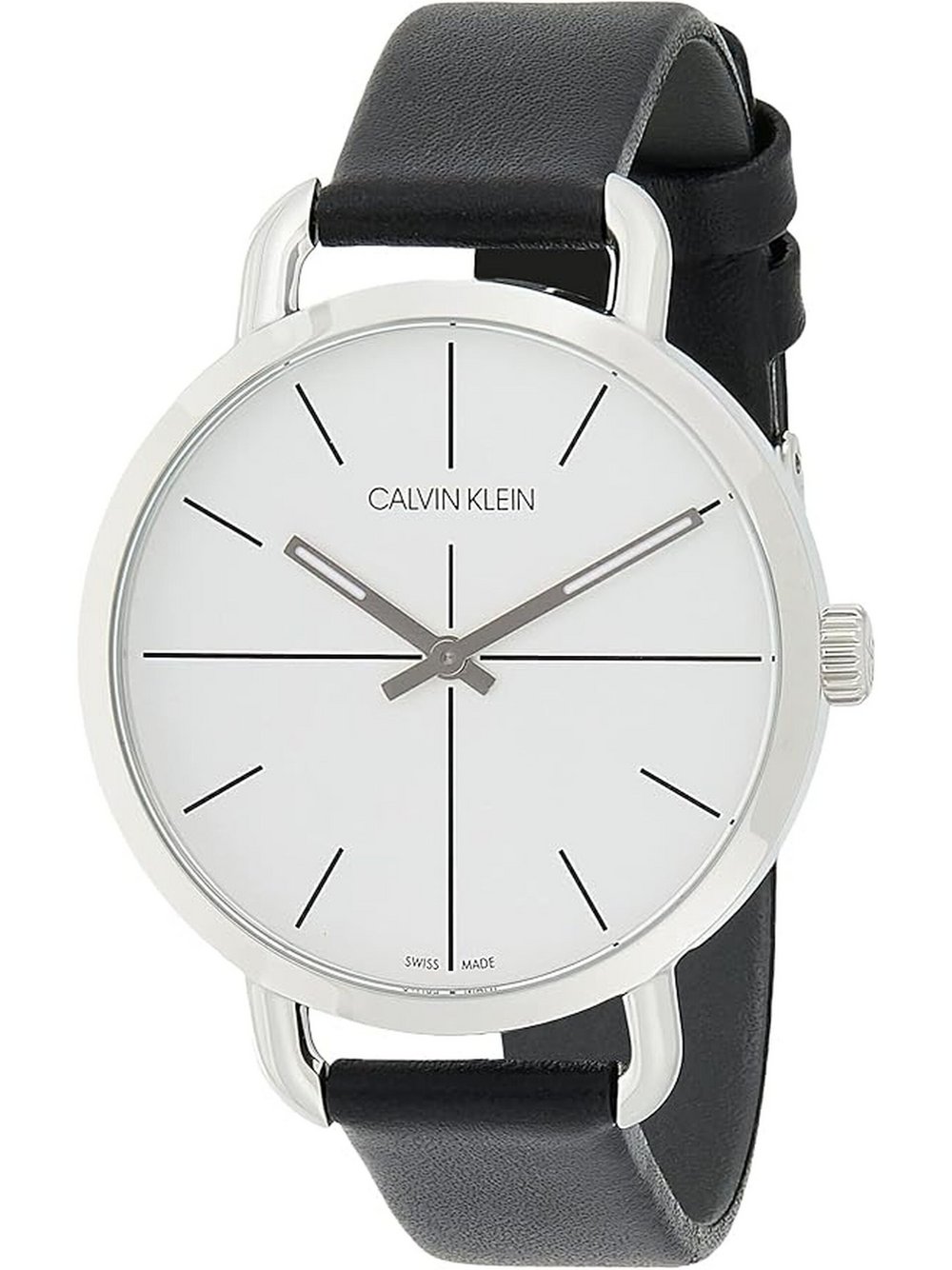 Calvin Klein Quarzuhr Herren Edelstahl schwarz, ONE SIZE