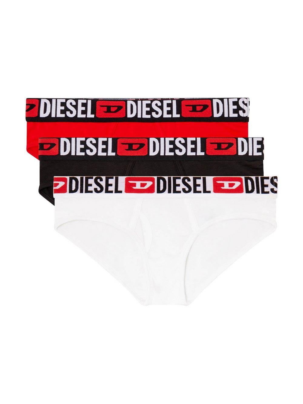 Diesel Slip 3er Pack Damen Baumwolle weiß, XS