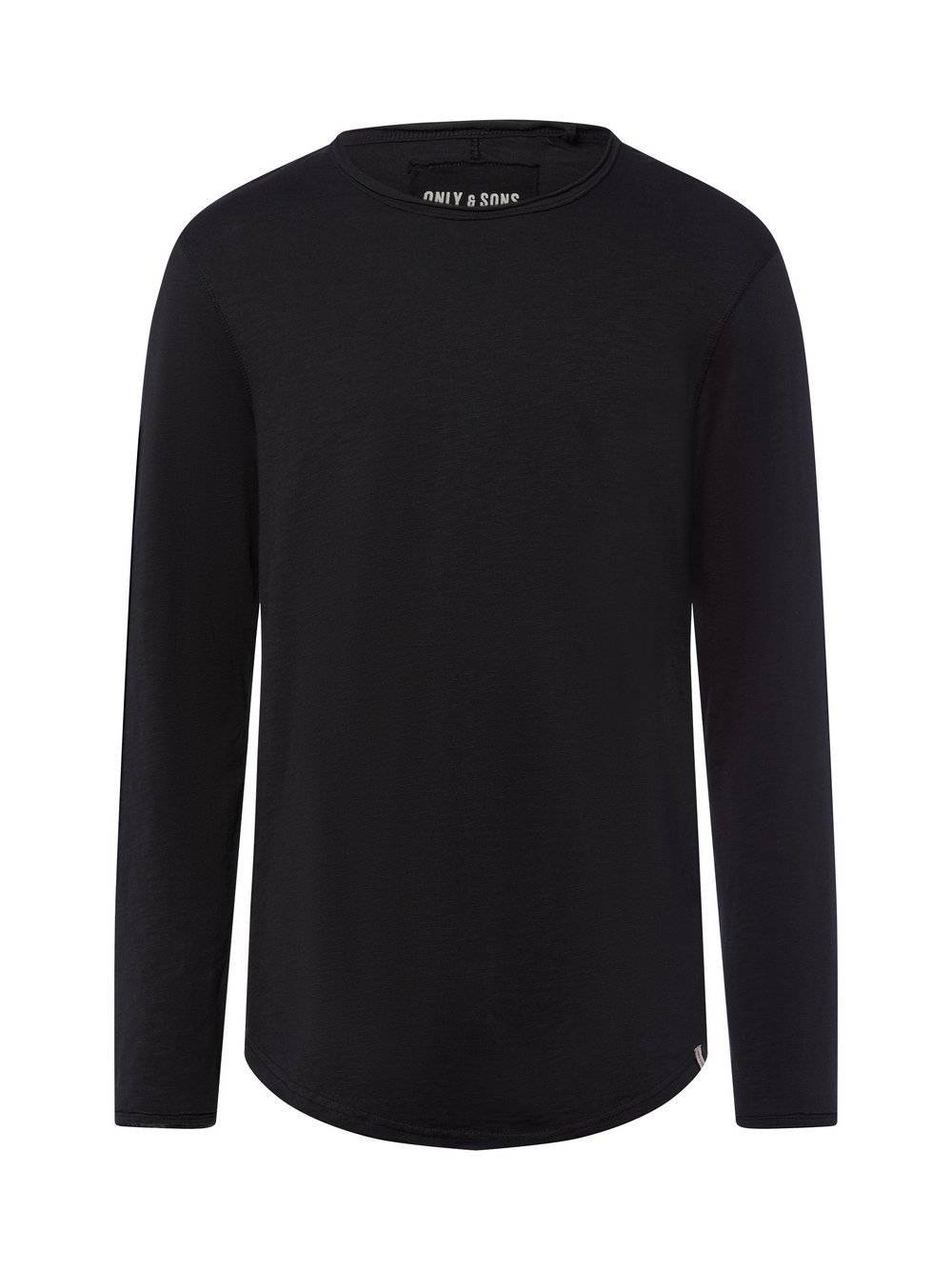 Only&Sons Langarmshirt Herren Baumwolle schwarz, M
