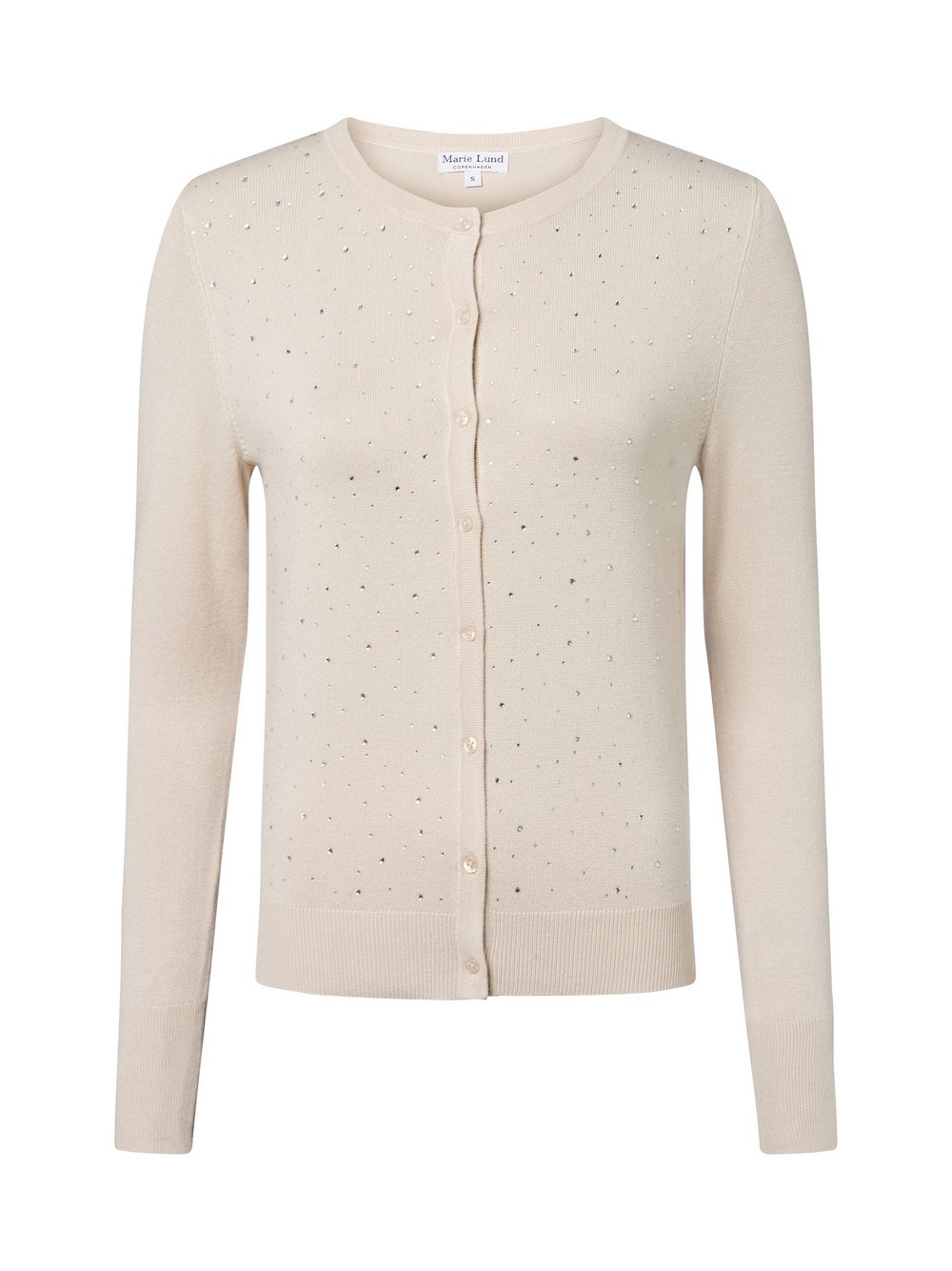 Marie Lund Strickjacke Damen Viskose beige, XXXL