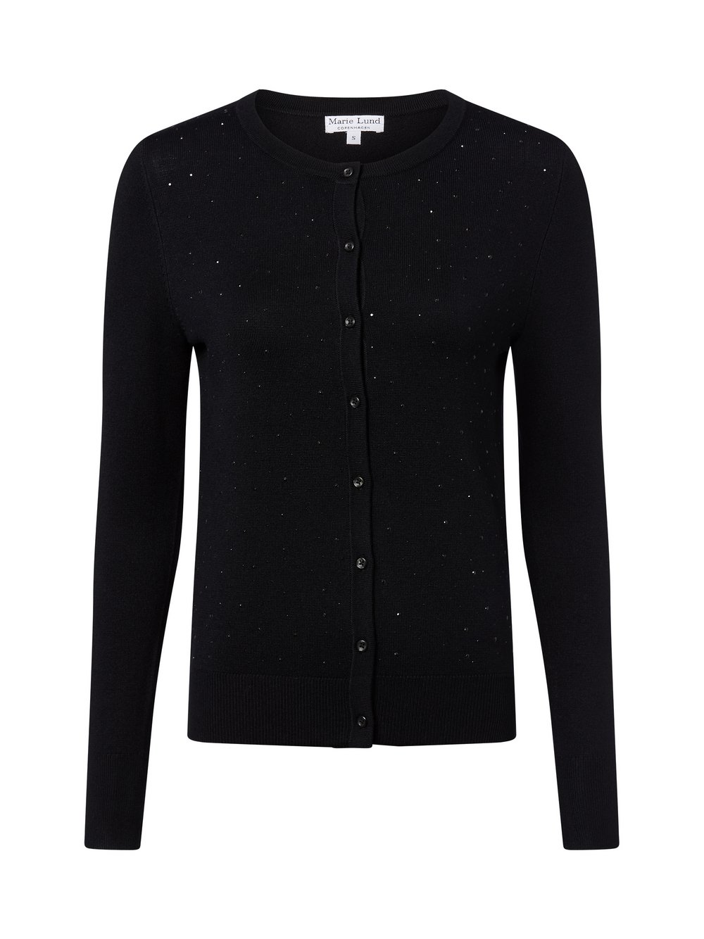 Marie Lund Strickjacke Damen Viskose schwarz, S