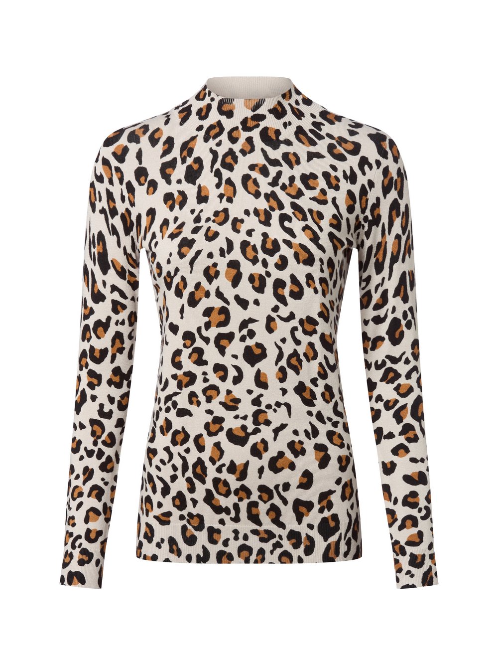 Marie Lund Pullover Damen Viskose beige gemustert, XL