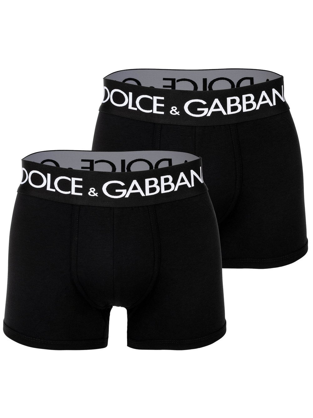 Dolce & Gabbana Boxershort 2er Pack Herren Baumwolle schwarz, M