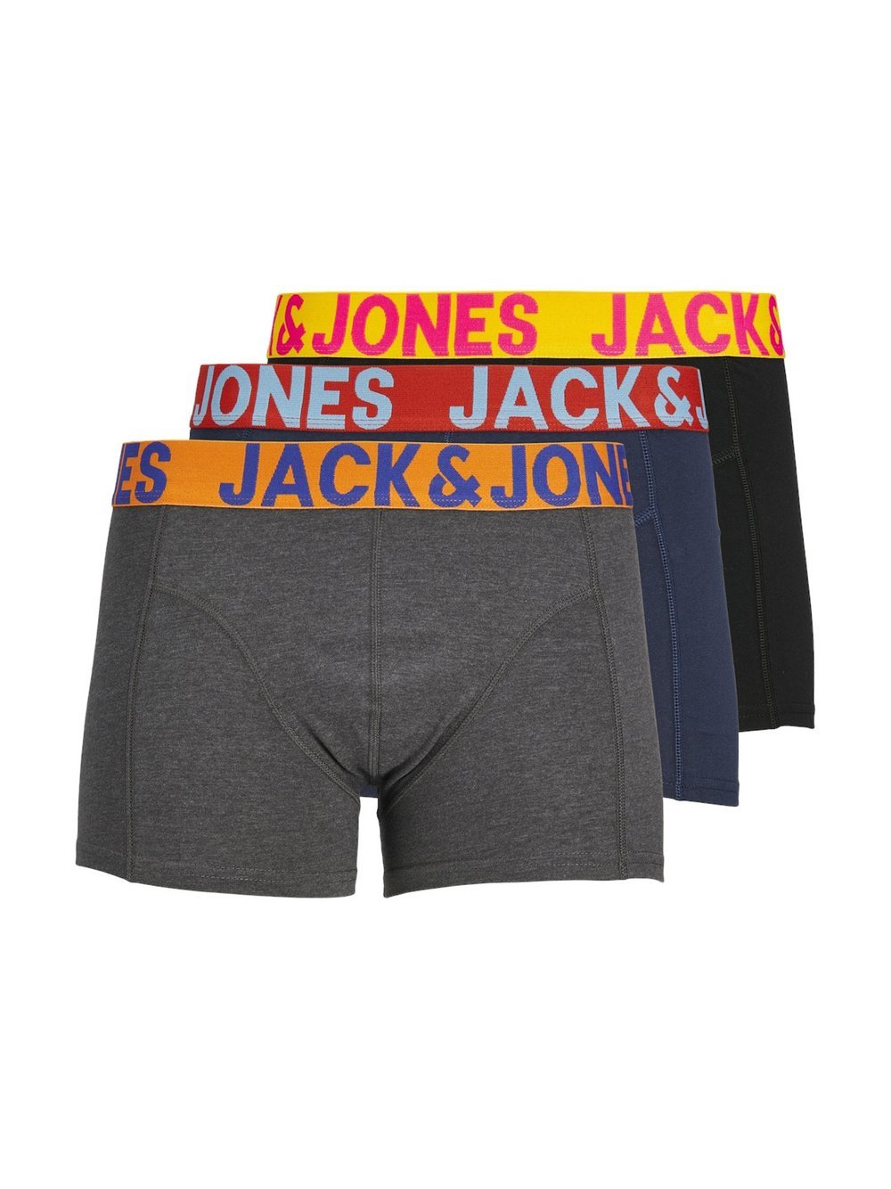 Jack & Jones Boxershorts Herren Baumwolle mehrfarbig, S