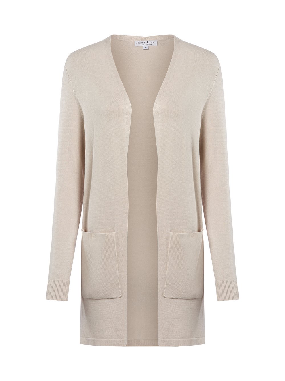 Marie Lund Strickhülle Damen Viskose beige, M