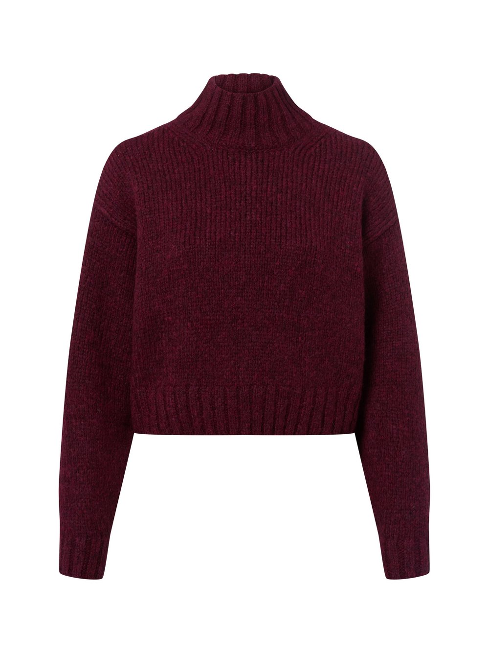 Marc Cain Strickpullover mit Alpaka-Anteil Damen Wolle rot meliert, 42