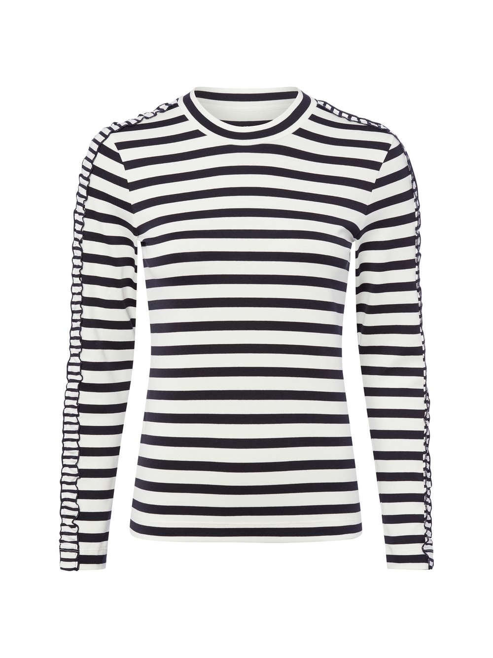 Marc Cain Langarmshirt Damen Baumwolle mehrfarbig gestreift, 42