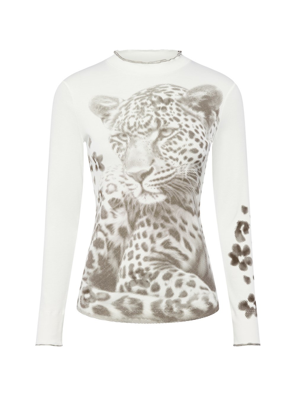 Thumbnail - Marc Cain Langarmshirt Damen Baumwolle mehrfarbig bedruckt, 38