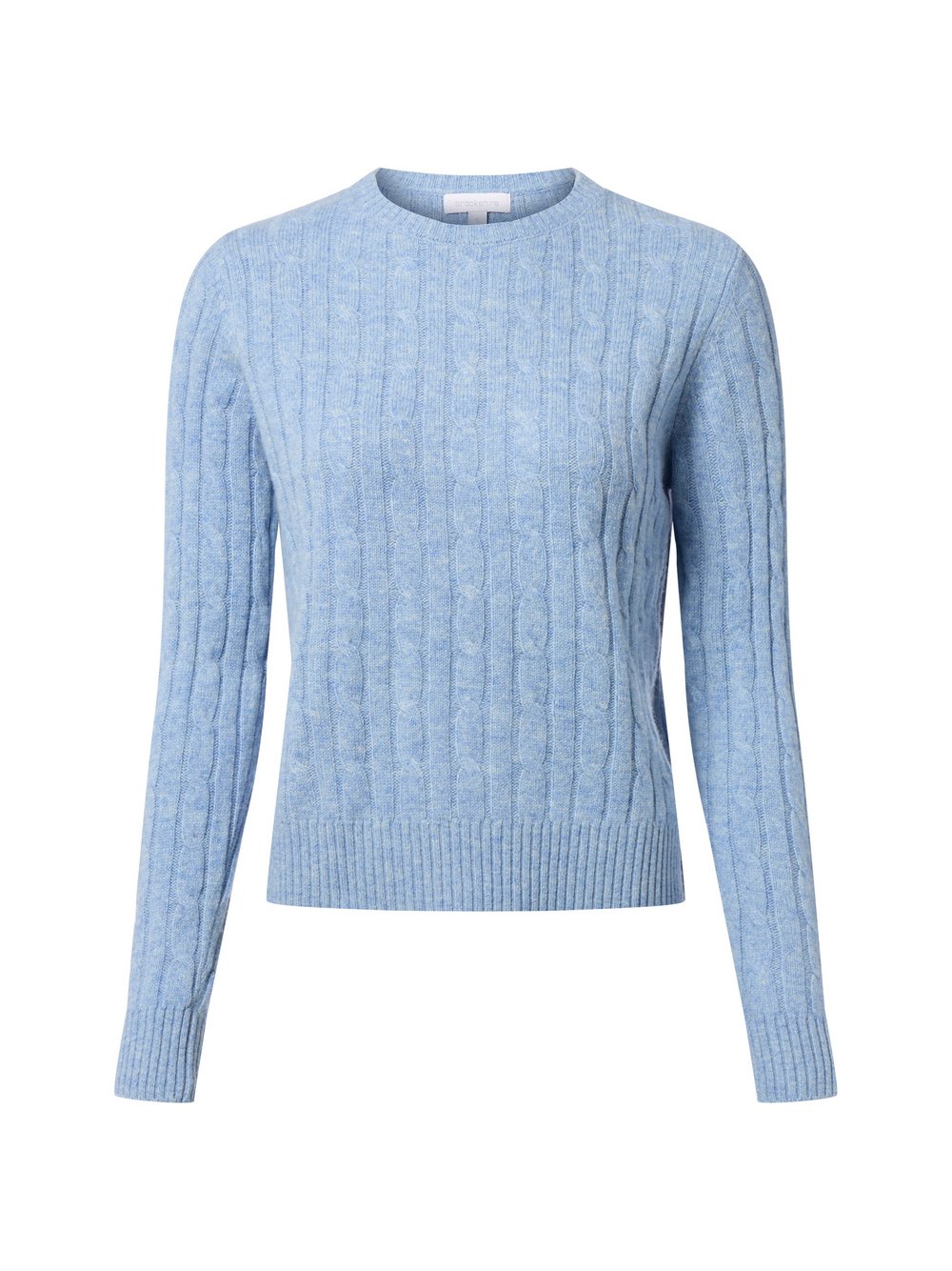 brookshire Wollpullover Damen Wolle blau meliert, L