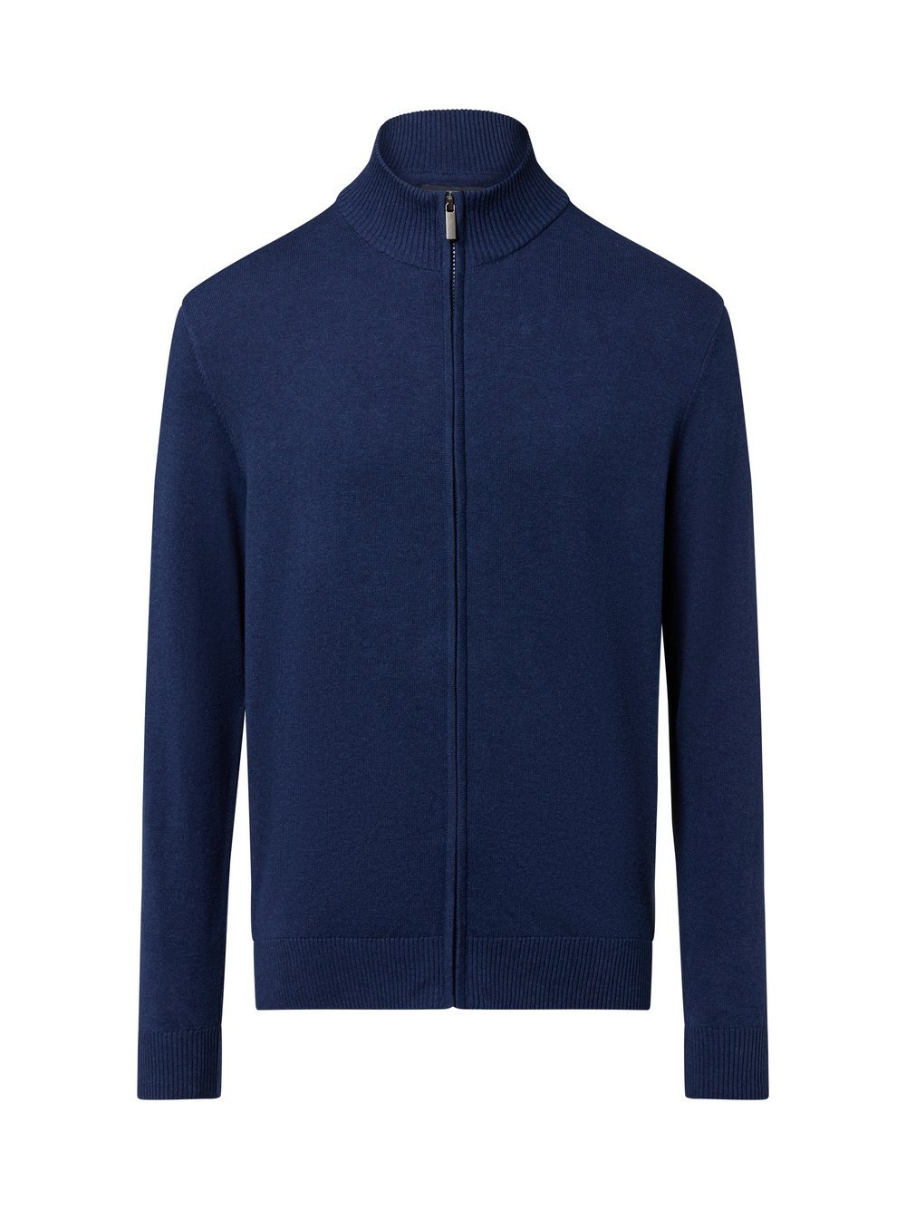 Nils Sundström Strickjacke Herren Feinstrick blau meliert, XL