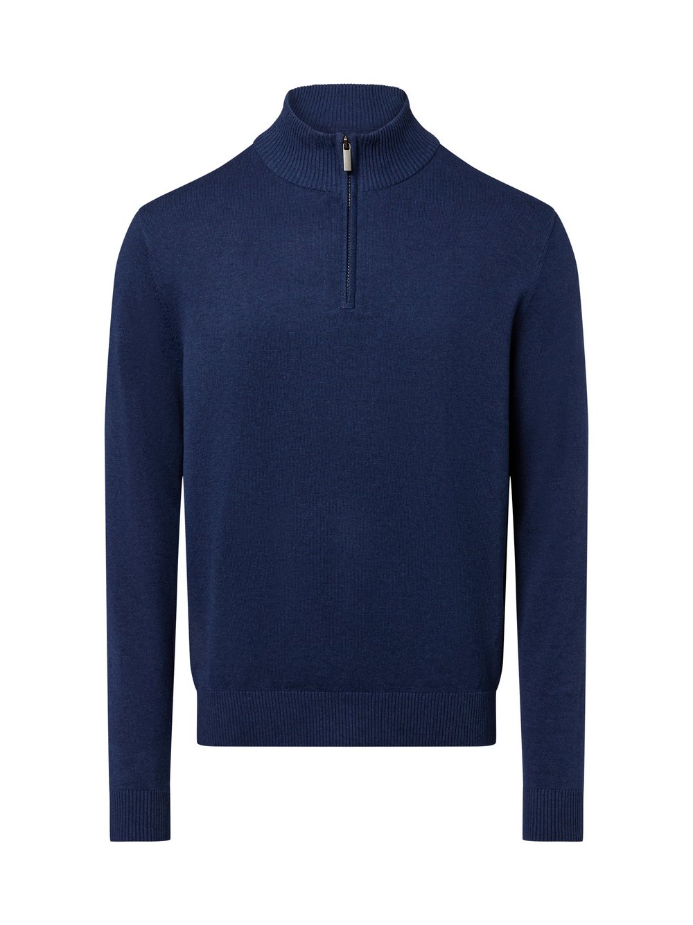 Nils Sundström Pullover Herren Baumwolle blau meliert, L