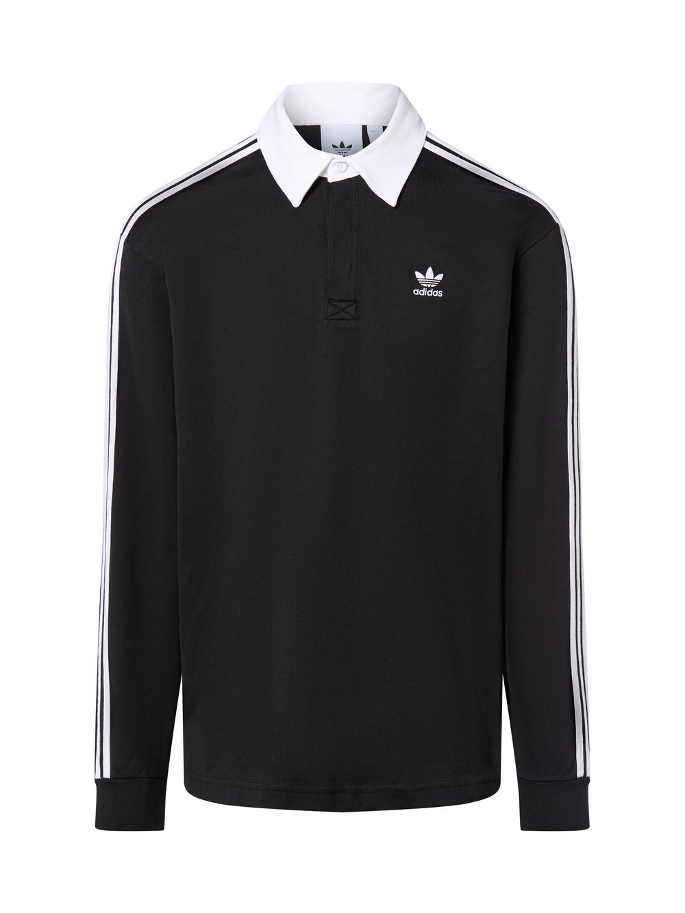 adidas Originals Poloshirt Herren Baumwolle schwarz, XXL