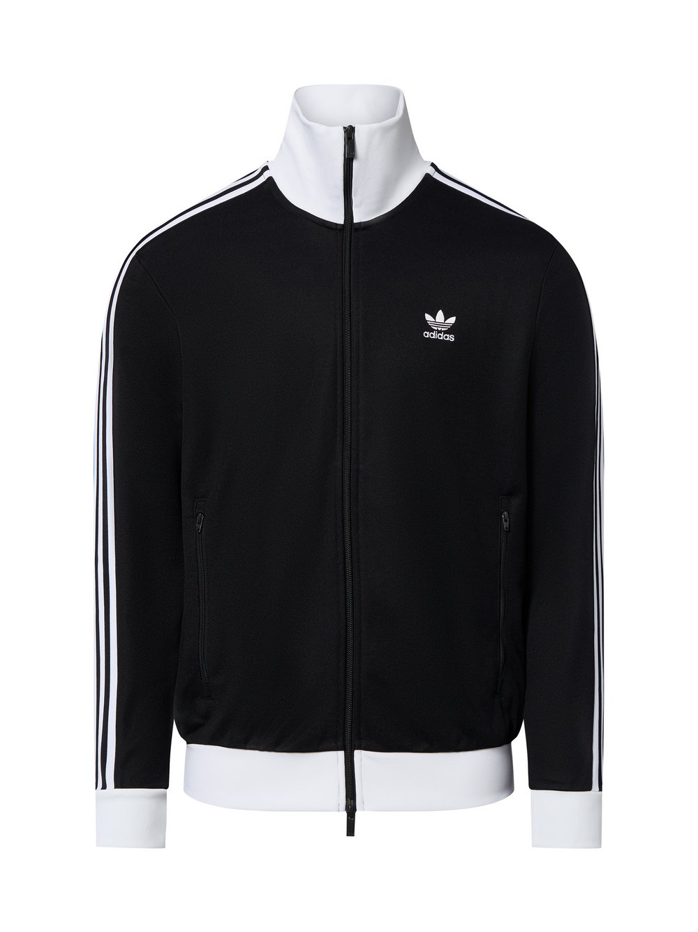 adidas Originals Sweatjacke Herren Baumwolle schwarz gemustert, XL