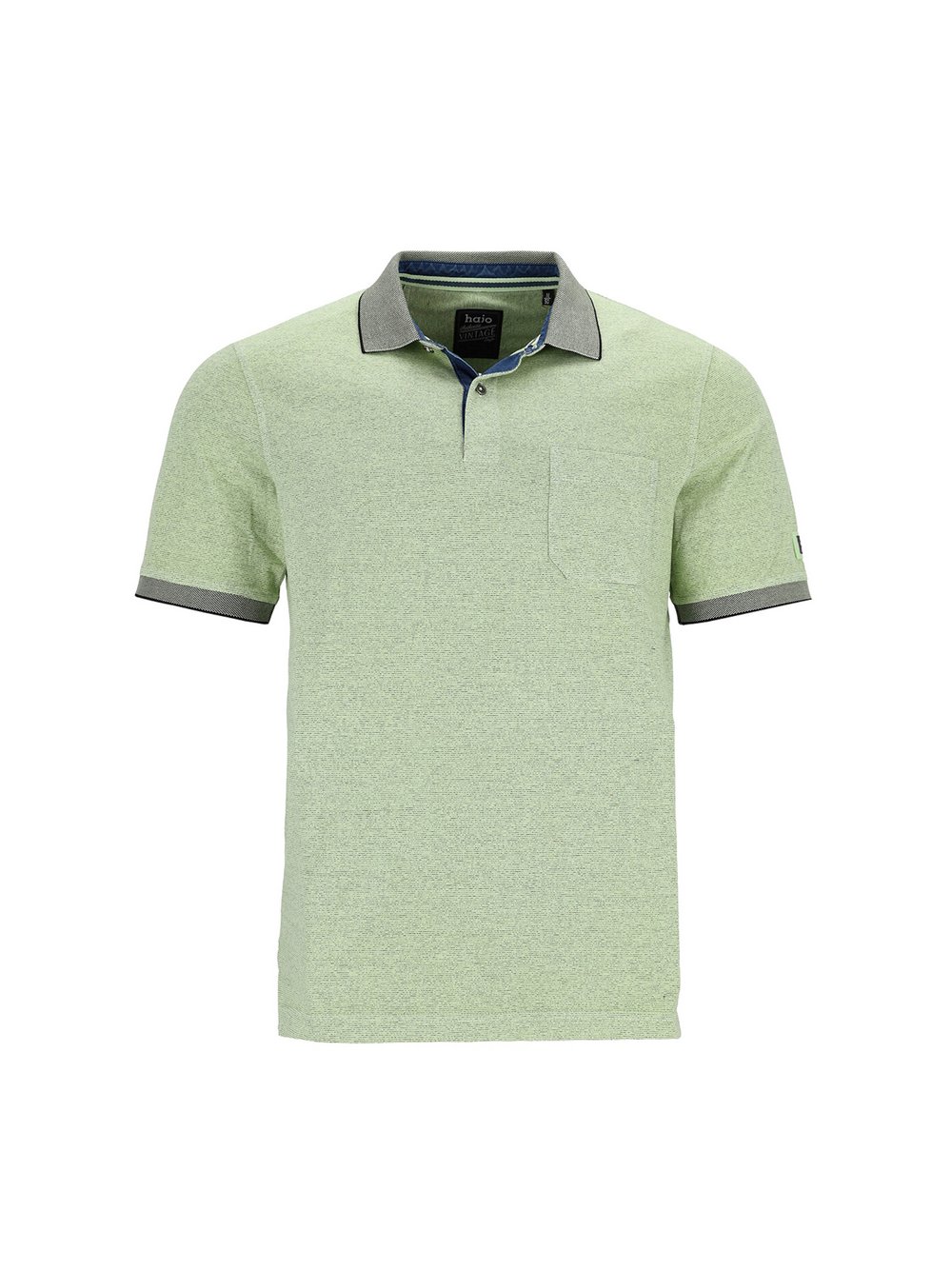 hajo Poloshirt Herren Baumwolle grün, 54