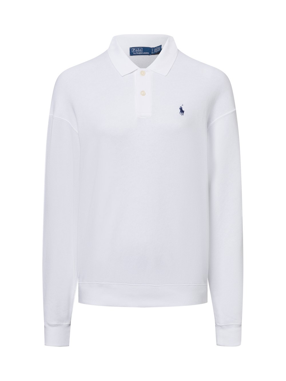 Polo Ralph Lauren Poloshirt Damen Sweat weiß, L