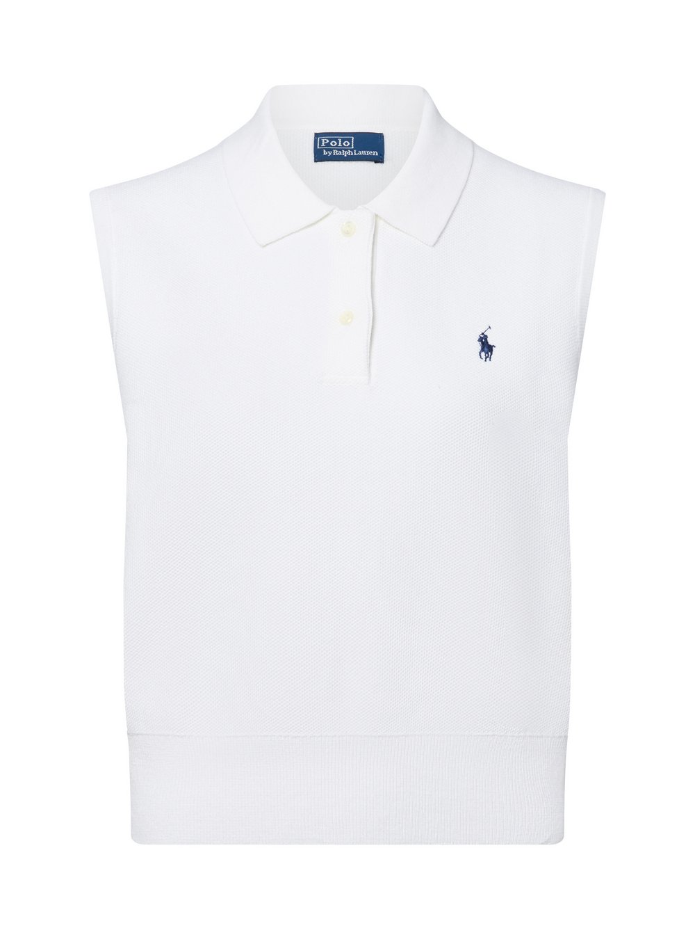 Thumbnail - Polo Ralph Lauren Poloshirt Damen Baumwolle weiß, M