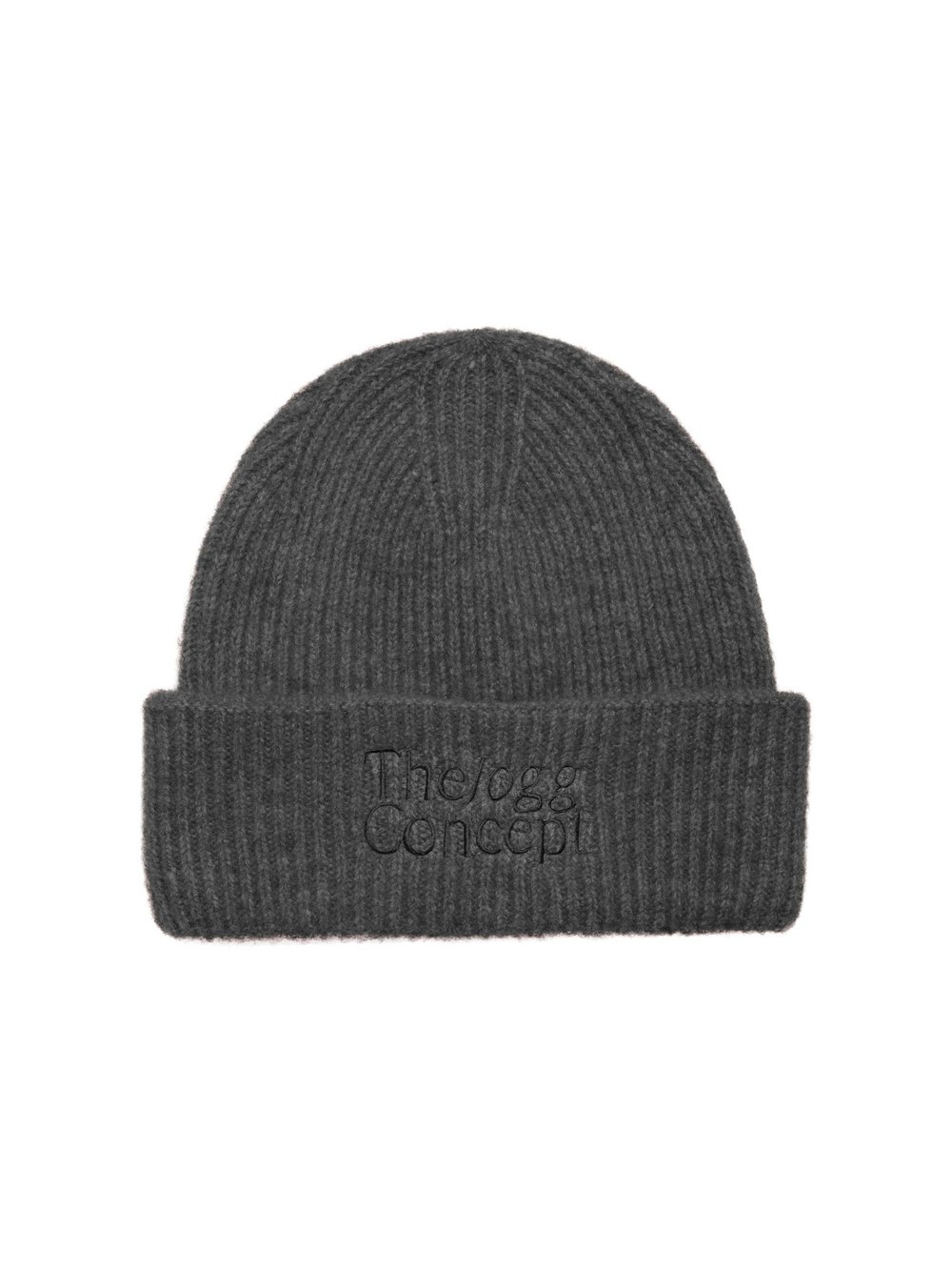 TheJoggConcept. Strickmütze Damen grau gemustert, ONE SIZE
