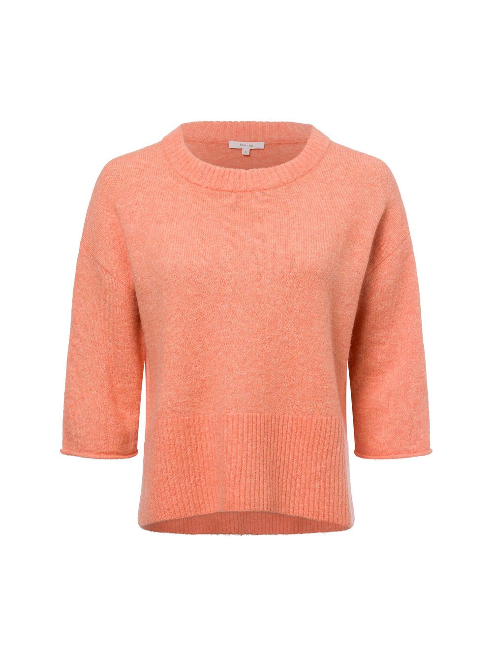 Opus Pullover mit Mohair-Anteil Damen orange meliert, S