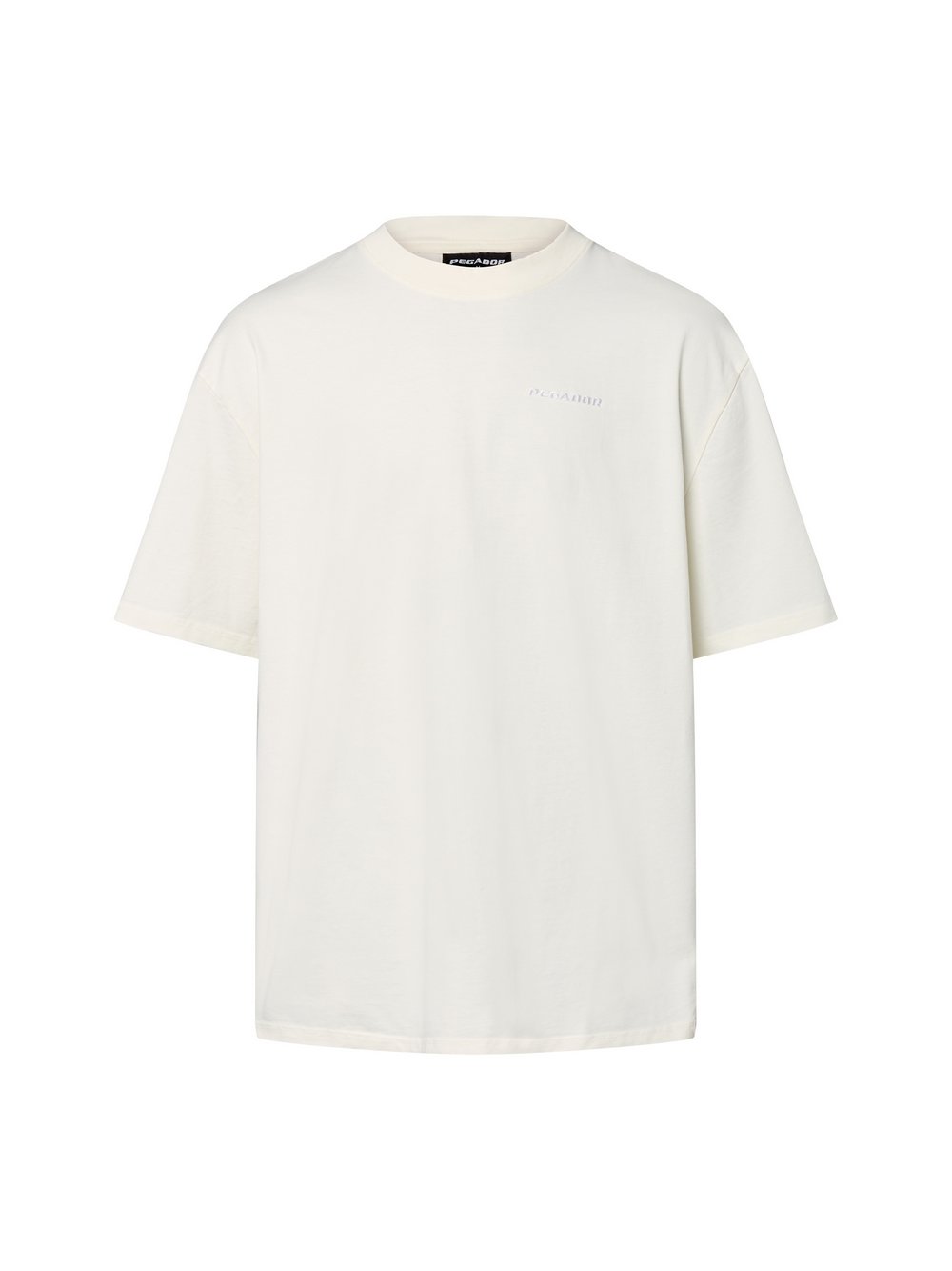 PEGADOR T-Shirt Herren Baumwolle weiß, M