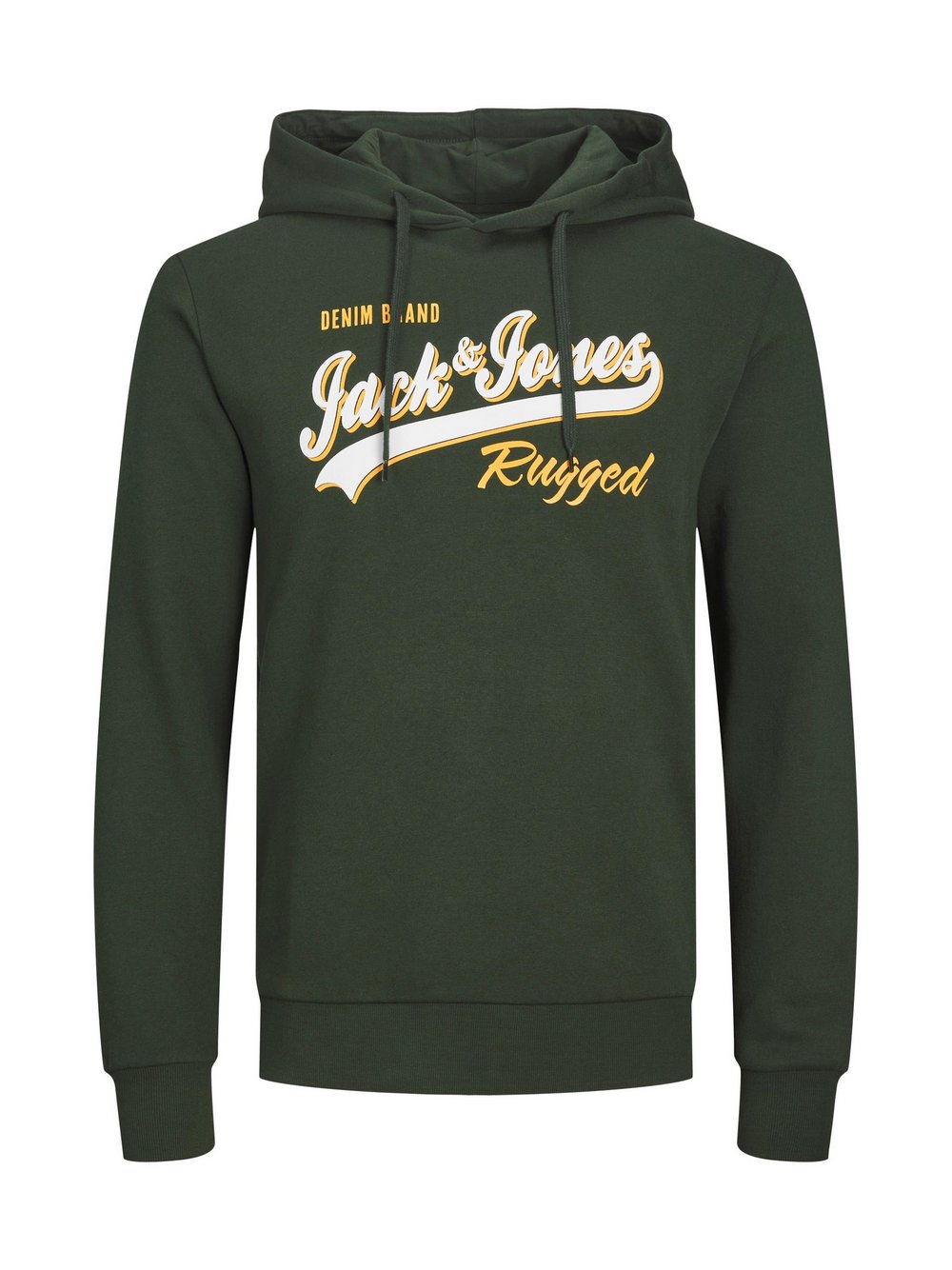 Jack & Jones Kapuzensweatshirt Herren Baumwolle grün bedruckt, M