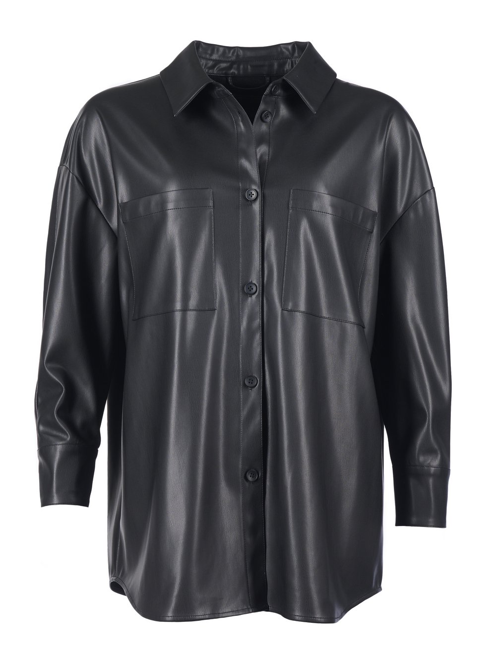 Mustang Lederjacke Damen schwarz, XL