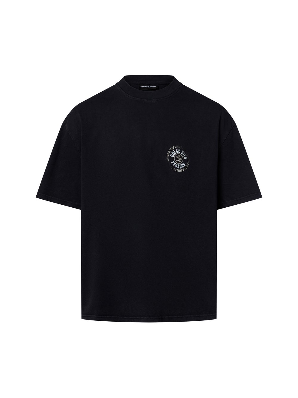 PEGADOR T-Shirt Herren Baumwolle schwarz, XXL
