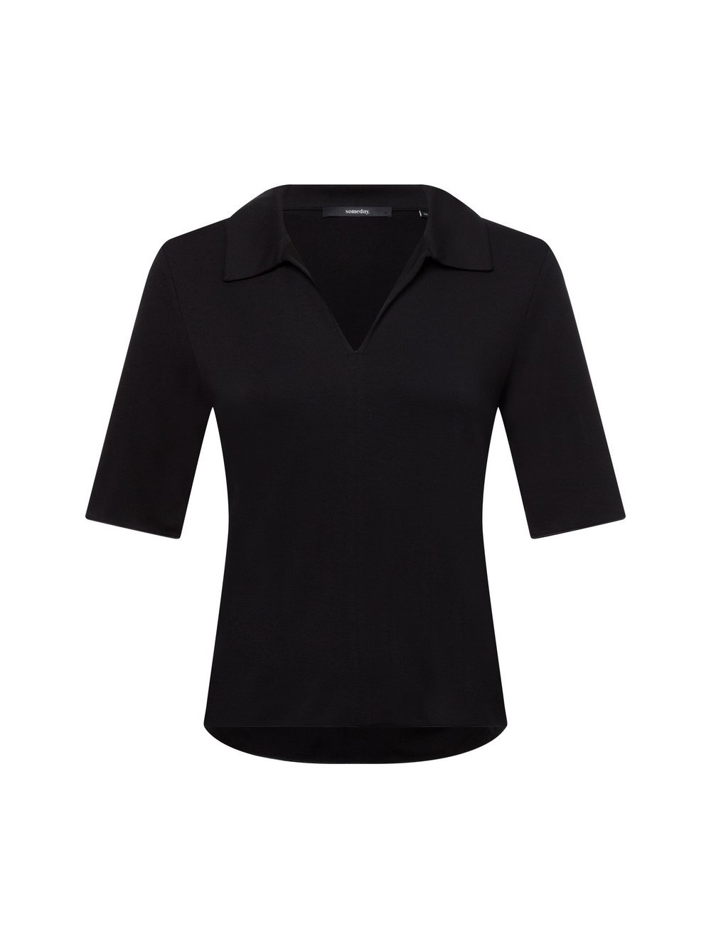 Someday Poloshirt Damen Viskose schwarz, 42